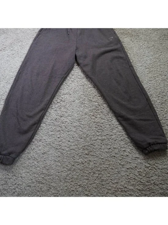 Gymshark Joggers Mens Medium Brown Tapered Sweatpants Athletic Logo - Picture 8 of 9